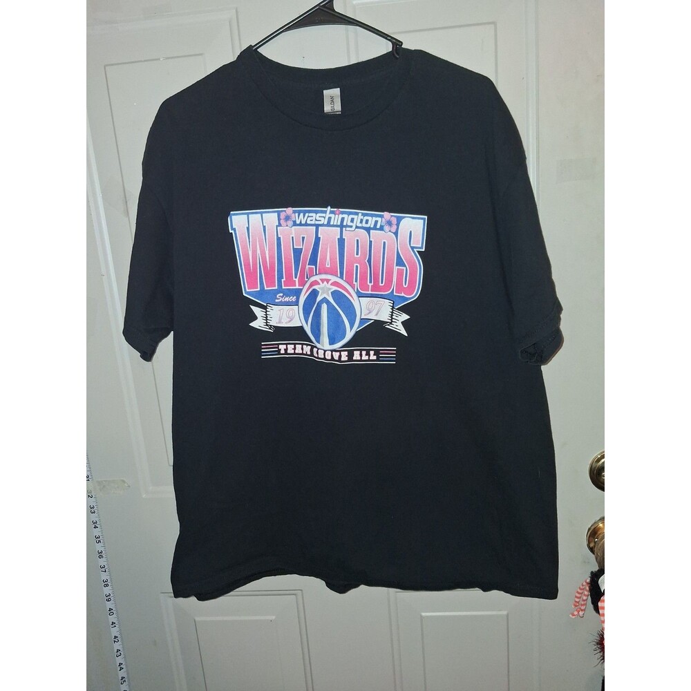 Washington Wizards Team Above All T Shirt Mens XL Black Caesars Sportsbook...